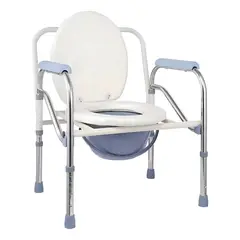 LISM - Baño Inodoro Wc Portátil Plegable Silla Ducha Color Blanco Vida Buenas 5454