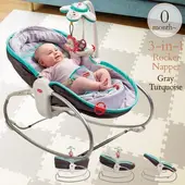TATEE - Silla Nido Bebé Mecedora Musical 3 en 1 multifuncional