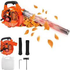 KUANGYE - Soplador De Hojas De Gasolina De Alta Potencia 26cc 2000w 2 tiempos