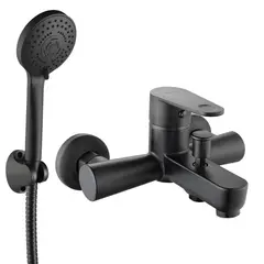 DUSCHY - MONOMANDO TINA DUCHA KALMAR MATTE BLACK ABS