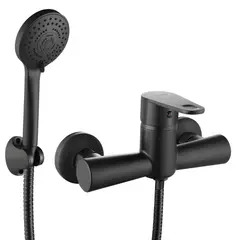 DUSCHY - MONOMANDO DUCHA KALMAR MATTE BLACK ABS