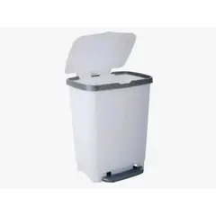 REYPLAST - Basurero De Pedal 25 Litros - Blanco