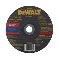 DEWALT - Disco De Corte Para Metal 7'' 180mm DW44602