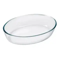 GENERICO - Fuente Asadera Para Horno De Vidrio Refractario 3L