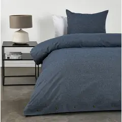CANNON - Funda De Plumon Duvet 1.5 Plaza 200hilos 100% Algodón Blue