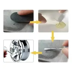 GENERICO - Kit Restauración De Llantas Repara Rayones De Rines Auto