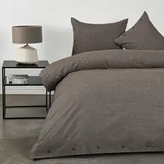 CANNON - Funda De Plumon Duvet 2 Plaza 200hilos 100% Algodón TABAC