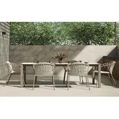 MODRA - Juego Comedor Exterior para Terraza y Jardín