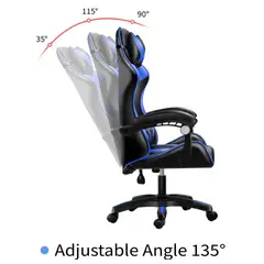 GENERICO - Silla De Oficina Gamer Genérico Con Respaldo Ajustable