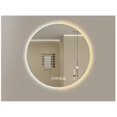 HOMER DESIGN - Espejo Baños Inteligente Luz Variable Antiempañante 60 Cm