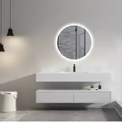 DELL ORTO - Espejo circular Led touch 60 cm Iluminación frontal - Capri