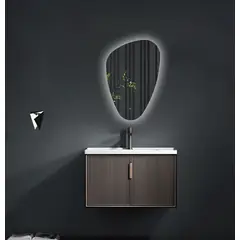 DELL ORTO - Espejo orgánico Led touch 60x90 cm Iluminación trasera - Riva