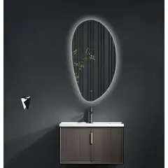 DELL ORTO - Espejo orgánico Led touch 60x110 cm Iluminación trasera - Verdi