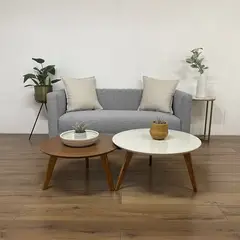 SOFAS HOME - SOFA INDO CHENILLE GRIS