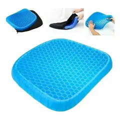 GENERICO - Cojín Asiento Ortopédico De Silicona Gel Relajante Terapia