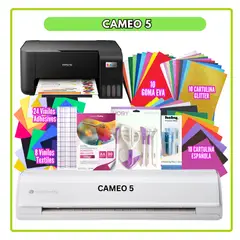 SILHOUETTE - Cameo 5 + FULL PAPELERIA + IMPRESORA