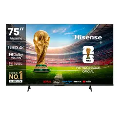 HISENSE - SMART TV LED 75 75A6NV 4K