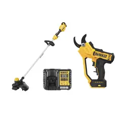 DEWALT - Kit orilladora 13” 20V + tijera de podar 1.5” 20V