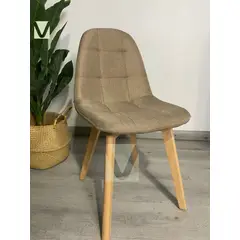 MOAD - Silla Capitone Lino - Beige