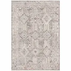 DECO2DAY - Alfombra Bergen D - 160x230 cm - Gris Beige