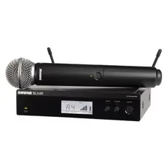 SHURE - Microfono inalambrico BLX24RSM58-M15 - Negro