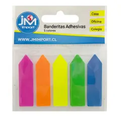 JM IMPORT - Banderitas Adhesivas 5 Colores