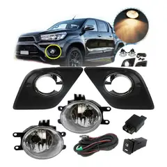 KUANGYE - Kit Neblinero Para Toyota Hilux Revo 2016 2018