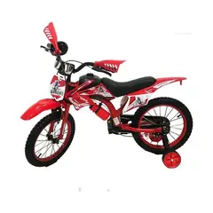 GENERICO - Bicicleta Aro 16 De Niño MotoBike Bici Estilo Motocross