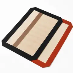 HOMESTAR - Lámina de silicona para horno negra 30x20 cm