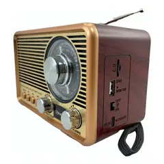 MLAB - Radio Recargable Bluetooth Retro Classic 9469