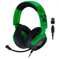 RAZER - Audífonos Gamer Kraken V4 X Minecraft Edition