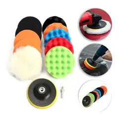 ATURE - Kit De 12 Piezas Pulir Esponjas Almohadillas Para Auto