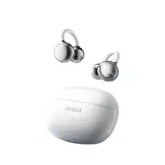 AIWA - Auriculares inalámbricos Bluetooth con clip AW30 - Blanco