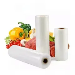 GENERICO - 5 Rollos Sellado Vacio Bolsas De Vacio Gofradas 20cm X 5 Mts