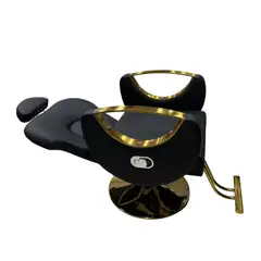 IMPOSALON - Silla Hidráulico Reclinable Peluquería barberia negra