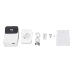 SHOP EHOME BAG - Citofono Timbre Camara Wifi Video Portero Inalámbrico Smart Color Blanco
