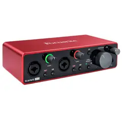 FOCUSRITE - Interfaz Scarlett 2i2 3rd Gen - Rojo