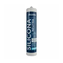 SELLOSIL - Silicona Neutra Para Ventanas Hormigon Metal Madera NEGRO