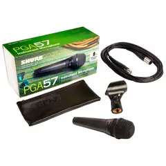 SHURE - Microfono de Instrumento PGA57 - Negro