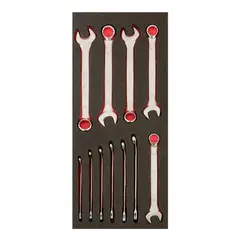 BAHCO - Juego De Llaves Combinadas Fit&go 11 Piezas 8 A 19mm - Multicolor