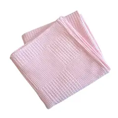GENERICO - Manta Waffle De Algodón Para Bebé 100x100cm