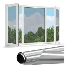 KUANGYE - Lamina Espejada Film Privacidad Vidrio Ventana 50 Cm * 10 M