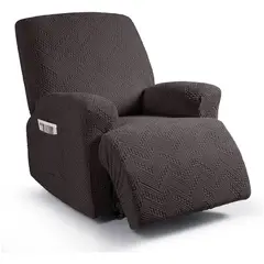 EVERSO - Funda Cobertor Cubre Sofá Protector Reversible 1 Cuerpos Chocolate