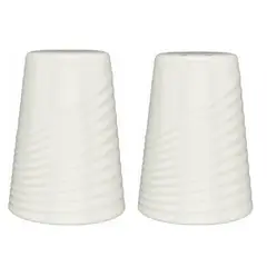 BONNA - Salero y pimentero Porcelana Loop 7 cm