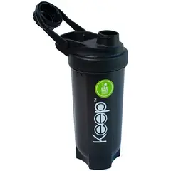 KEEP - Botella New Shaker Negro 700ml