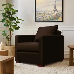 DKORA - Sofá 1 cuerpo Jade Café