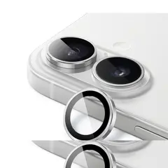 JOIGO - Protector Metalizado Para Camara De iPhone 16/16 Plus Plateado