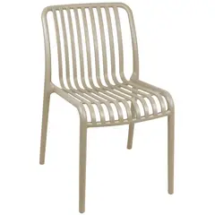 ESCANDINAVIA - Silla Plástico Apilable Deco Bremen Beige