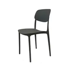 ESCANDINAVIA - Silla Plástico Apilable Deco Estocolmo Gris