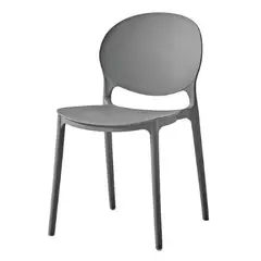 ESCANDINAVIA - Silla Plástico Apilable Deco Berlín Gris